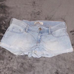 Light Wash Hollister Short-shorts